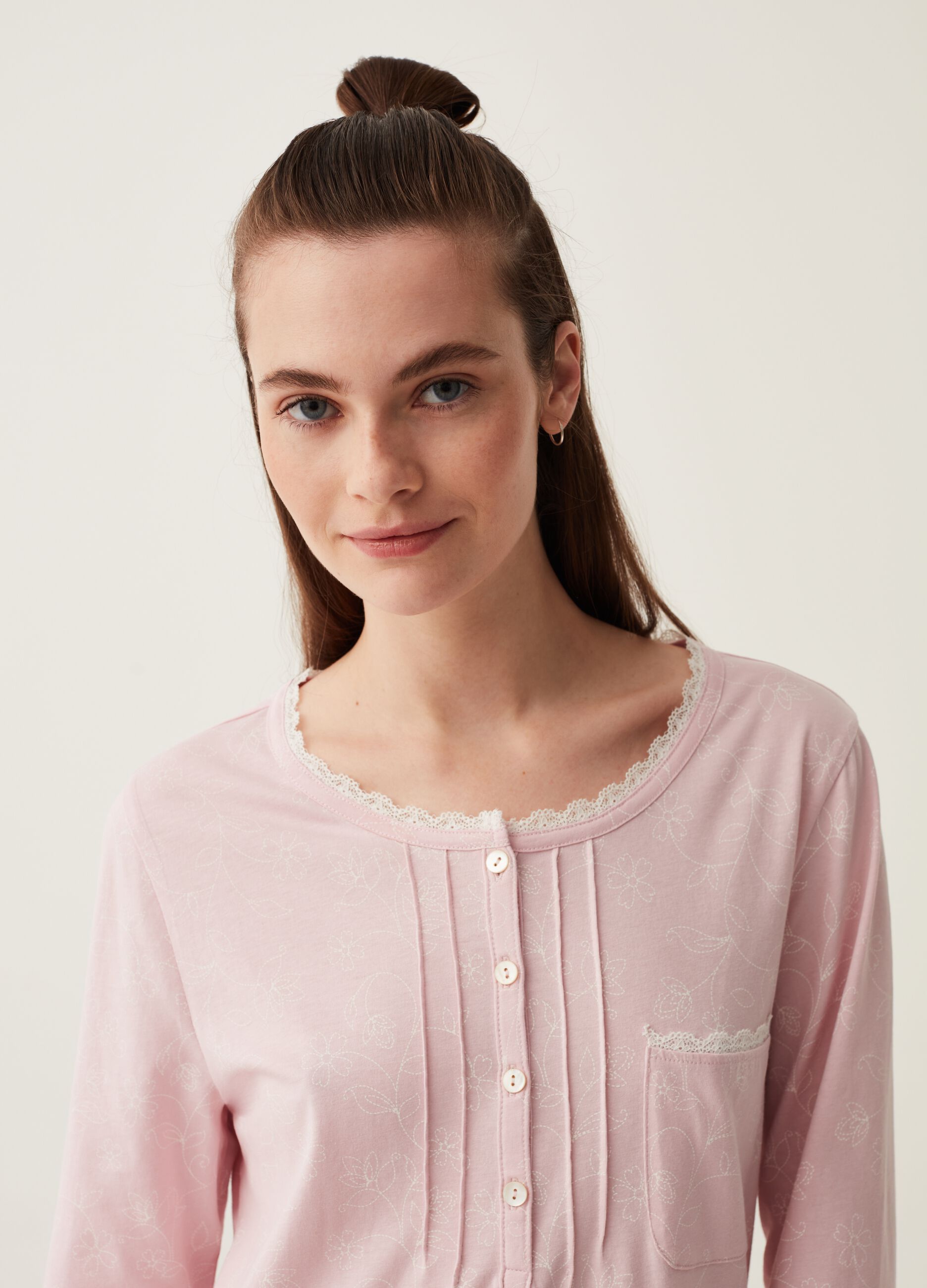 Camicia da notte con scollo serafino_1