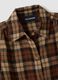 Camicia marrone a quadri con colletto classico_1