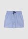Pure cotton multicolour striped regular fit pyjama shorts_4