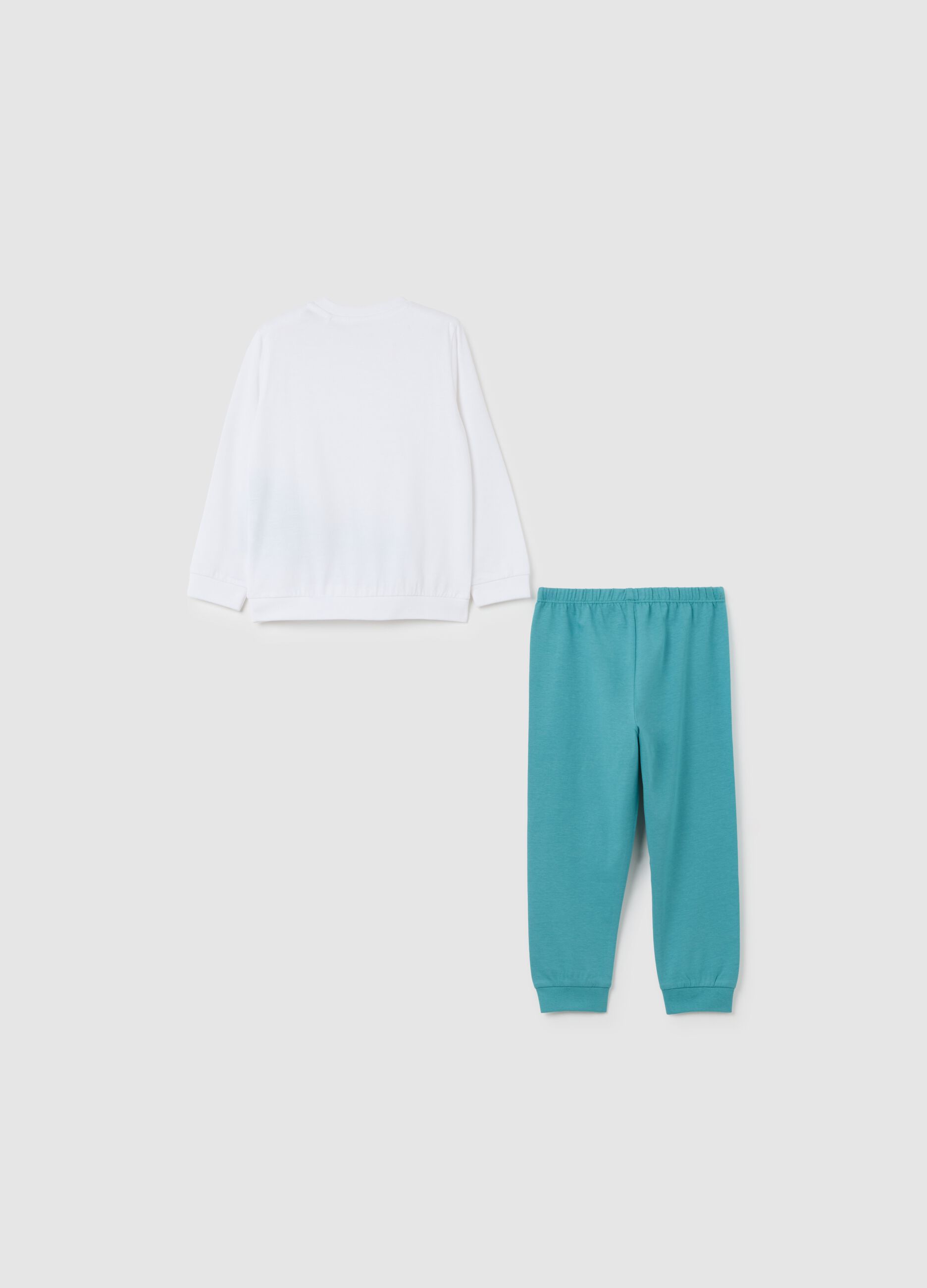 Children's pyjamas in pure multicoloured cotton