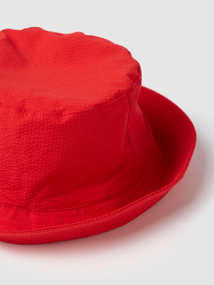 Women's red bucket hat_2