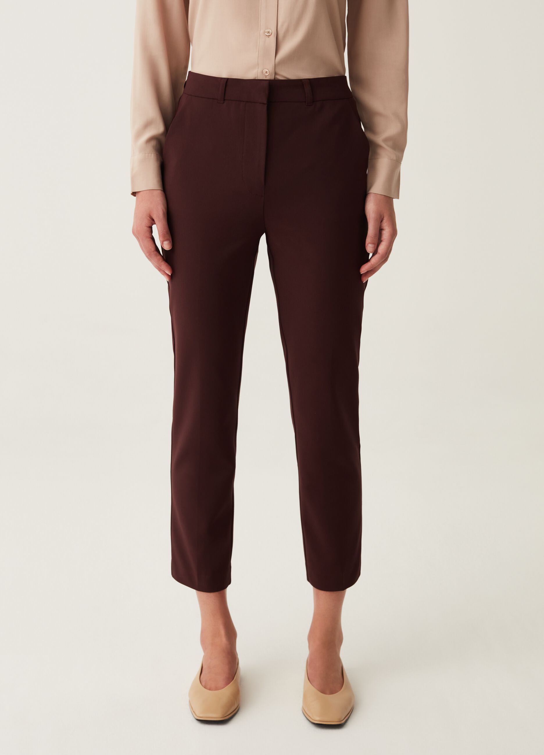 Camicia in viscosa con tasca