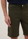 Bermuda verdi in cotone elasticizzato regular fit_3