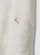 Beige pure linen dress with patch pockets, regular fit_5