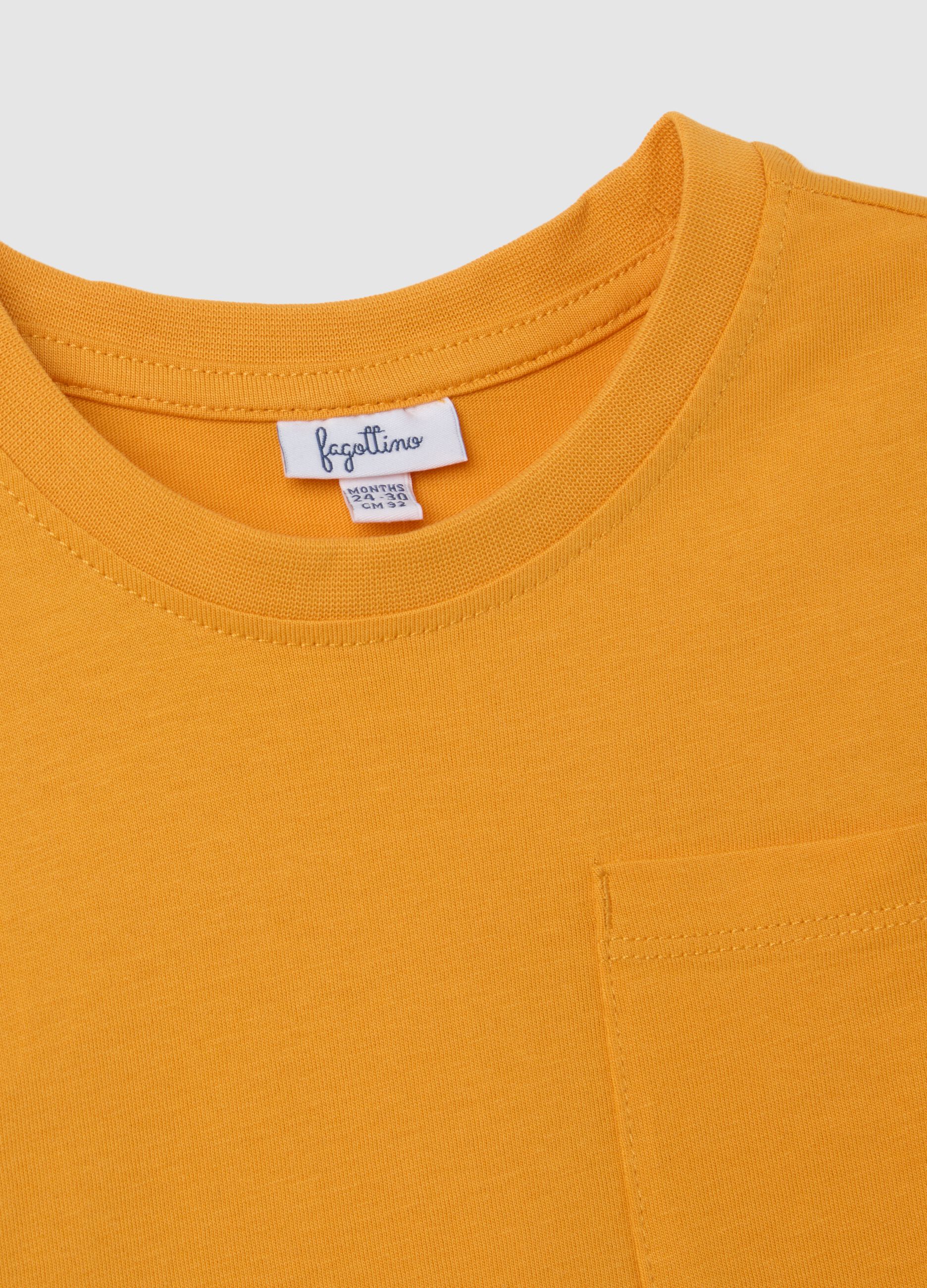 T-shirt da neonato in puro cotone multicolor regular fit