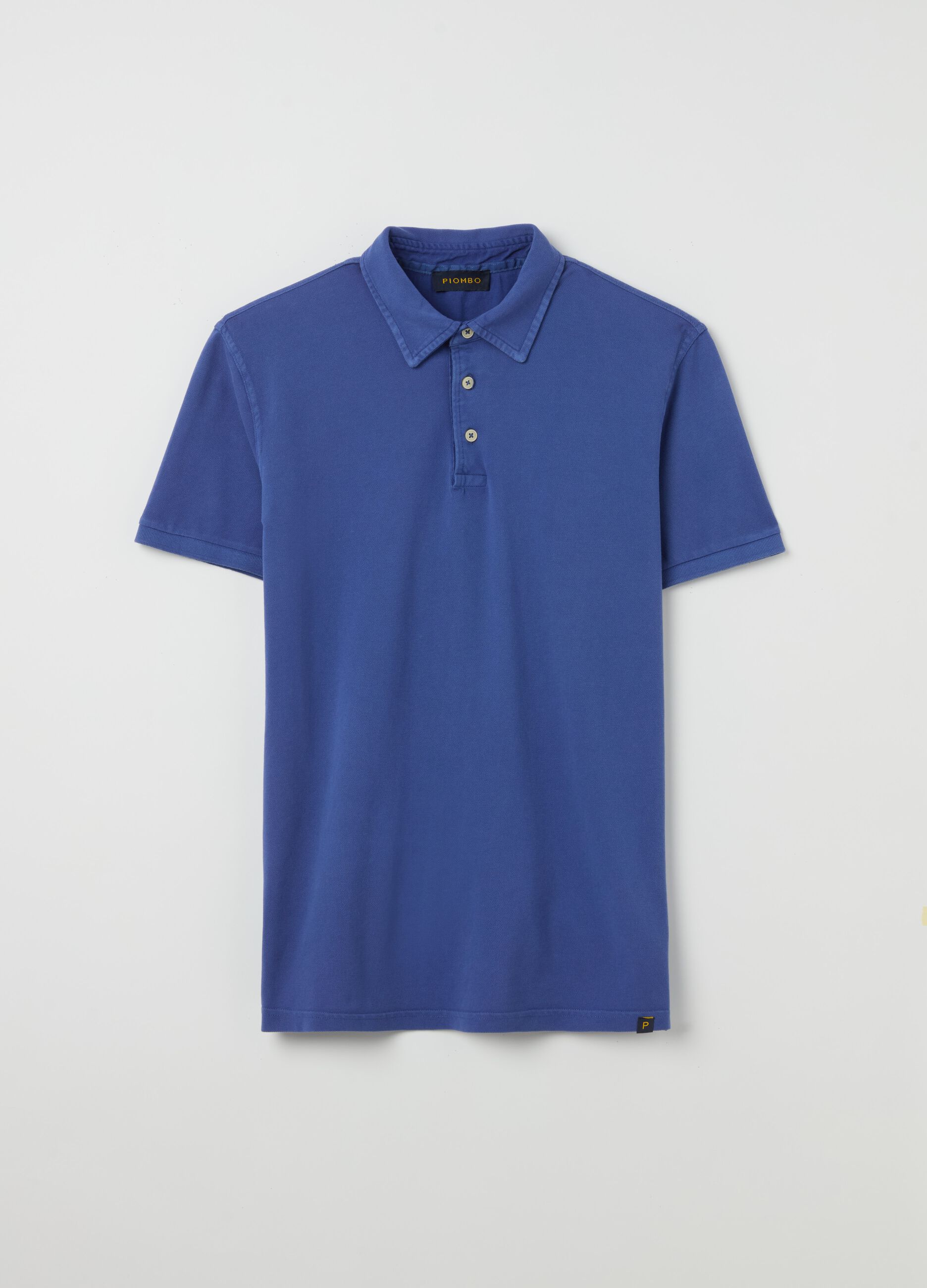Cotton pique polo shirt