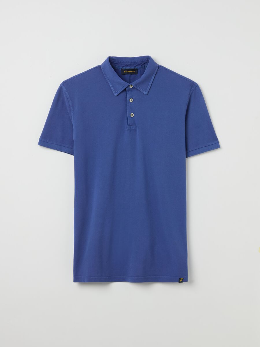 Cotton pique polo shirt_4