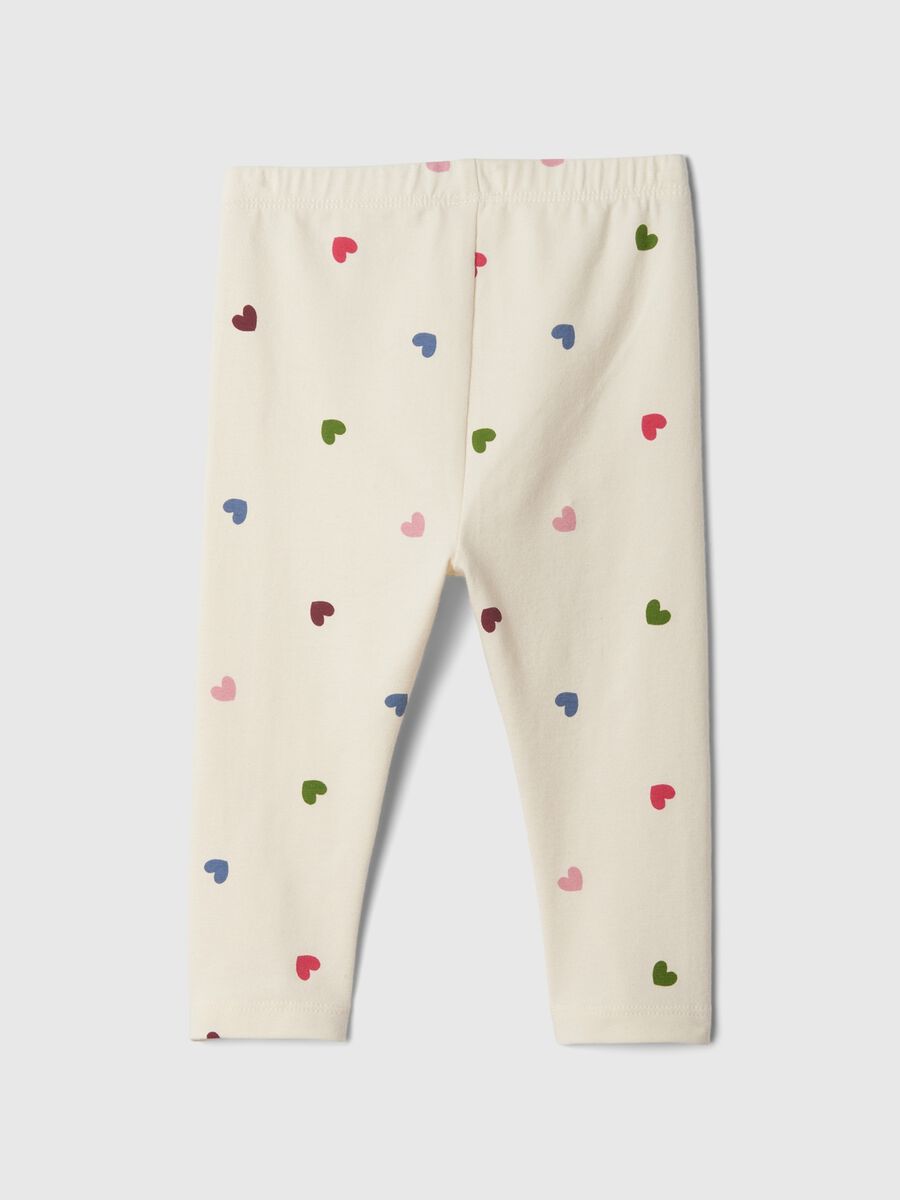 Printed stretch cotton leggings_1