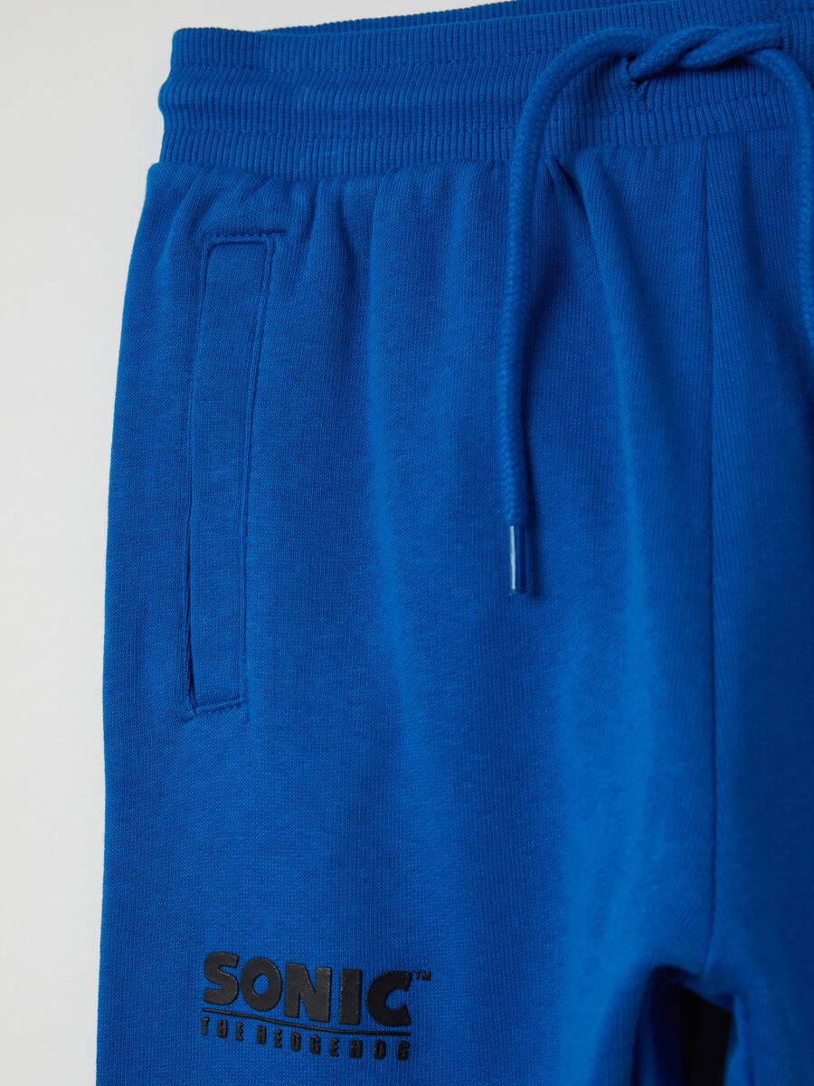 Joggers with drawstring and Sonic print_2