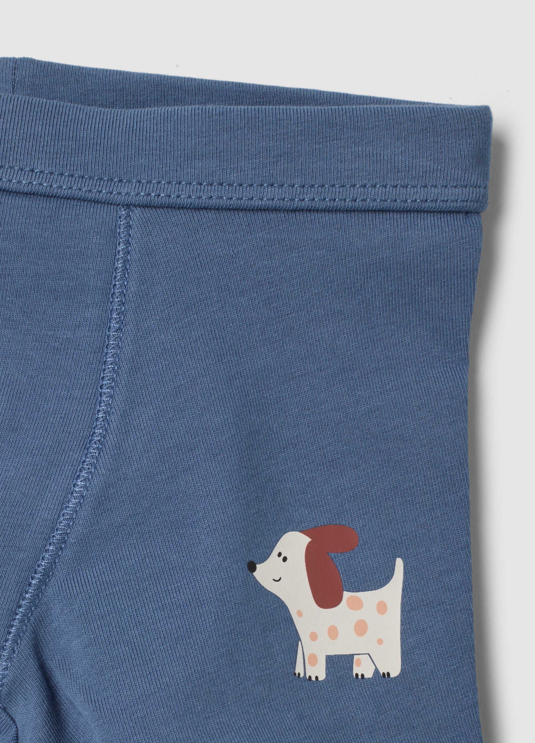 Multicolour organic stretch cotton boxer shorts 3-pack for baby boys