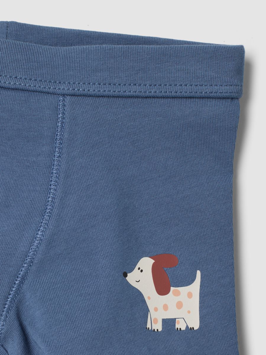 Tripack boxer multicolor in cotone organico elasticizzato per neonato_2