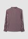 Camicia rossa a righe in pura viscosa con colletto classico regular fit_6