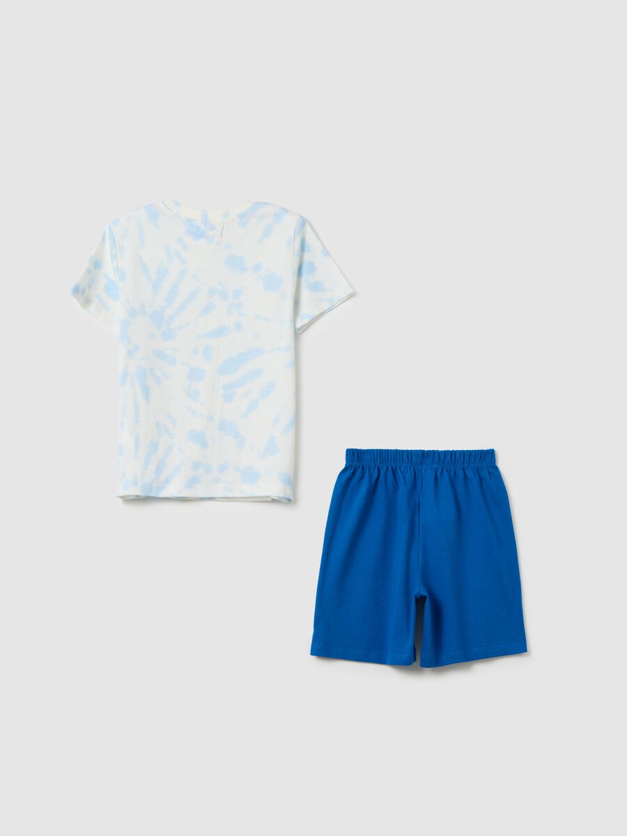 Children's set in pure multicolour cotton regular fit with Pokémon print_1