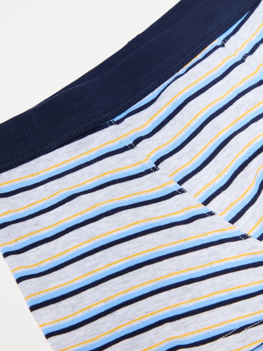 Organic cotton boxer shorts with striped pattern_2