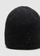 Black beanie hat with sparkling details_2