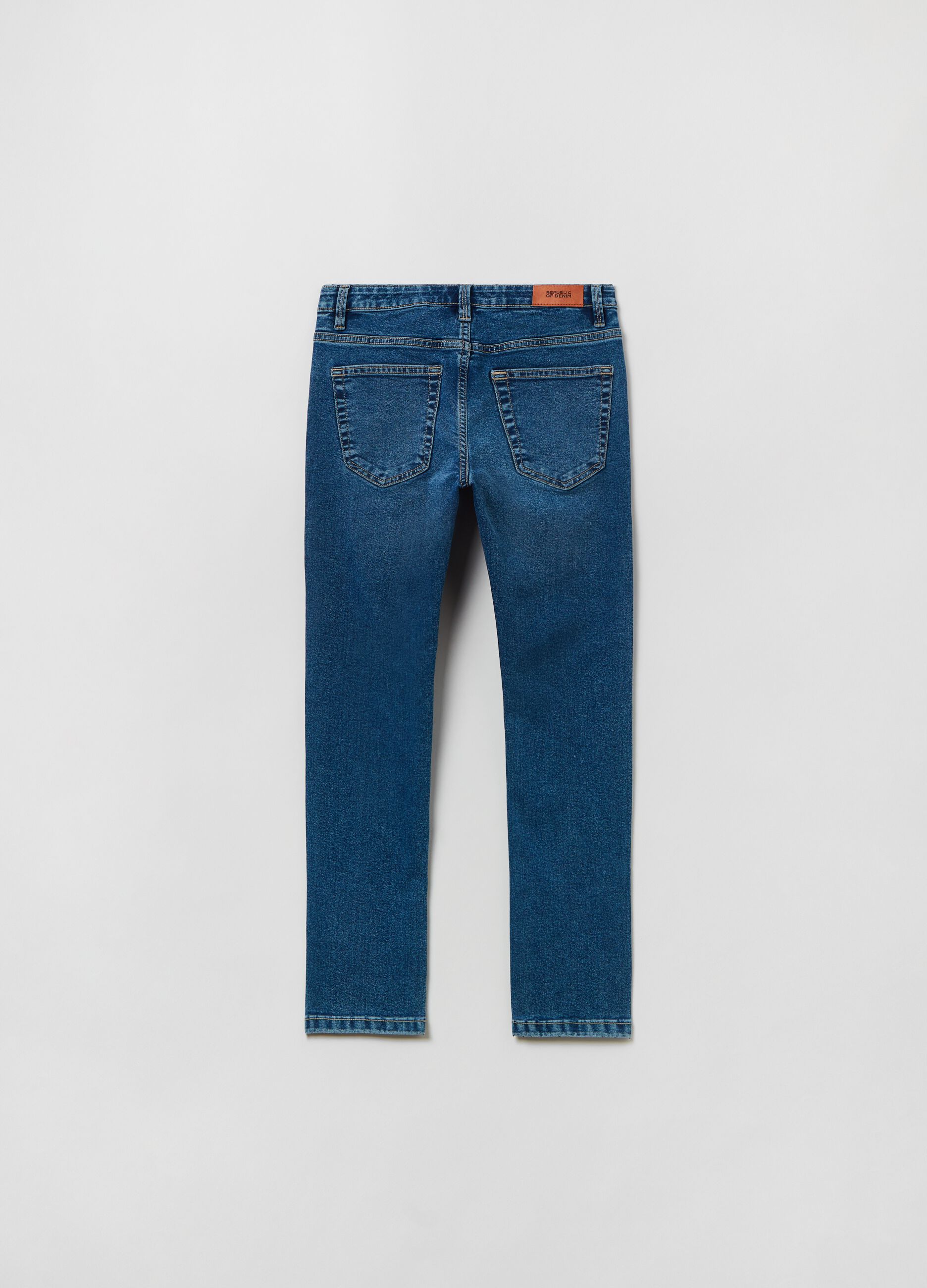 Jeans straight fit cinque tasche