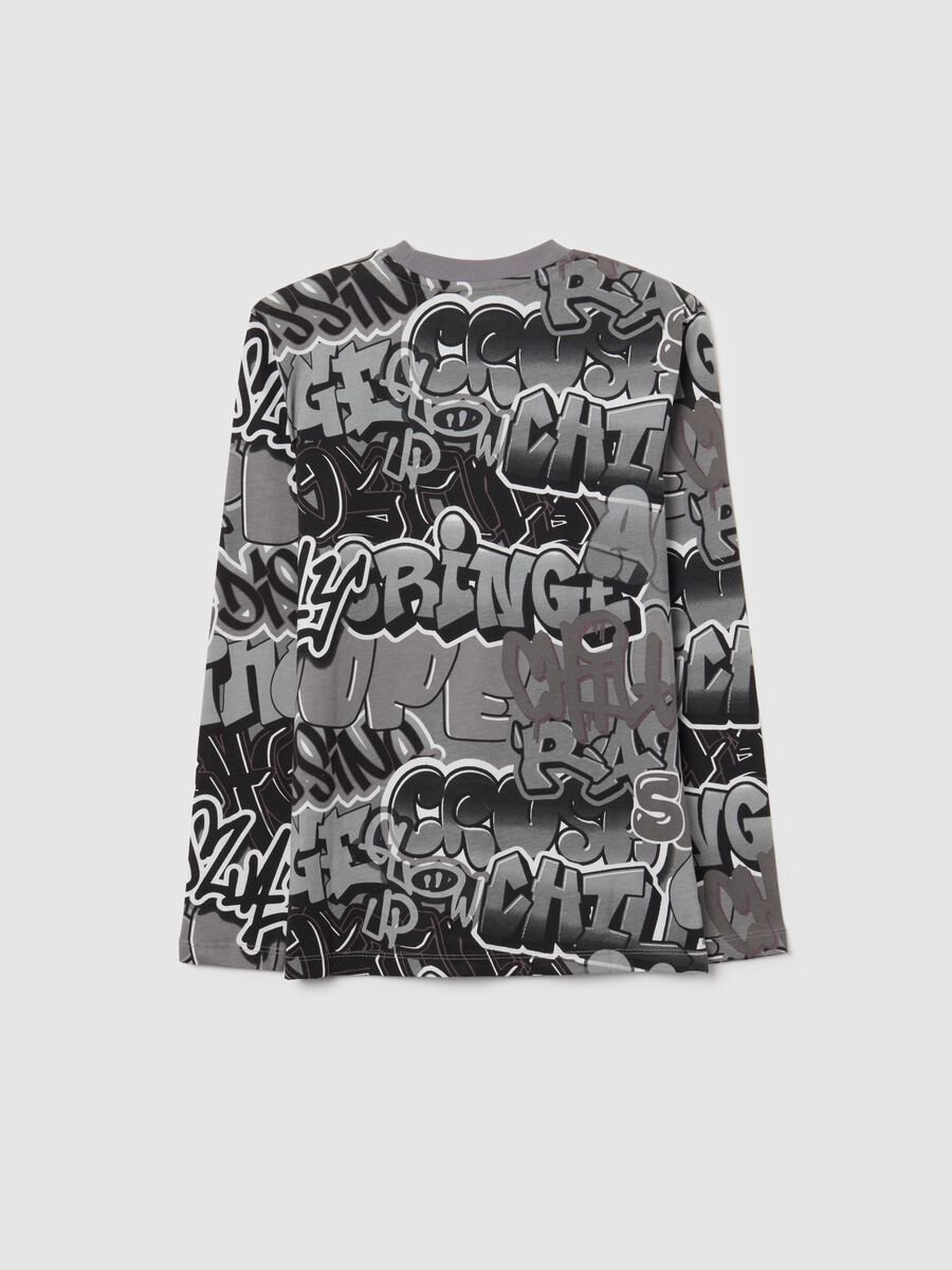 T-shirt da ragazzo in puro cotone multicolor regular fit_4