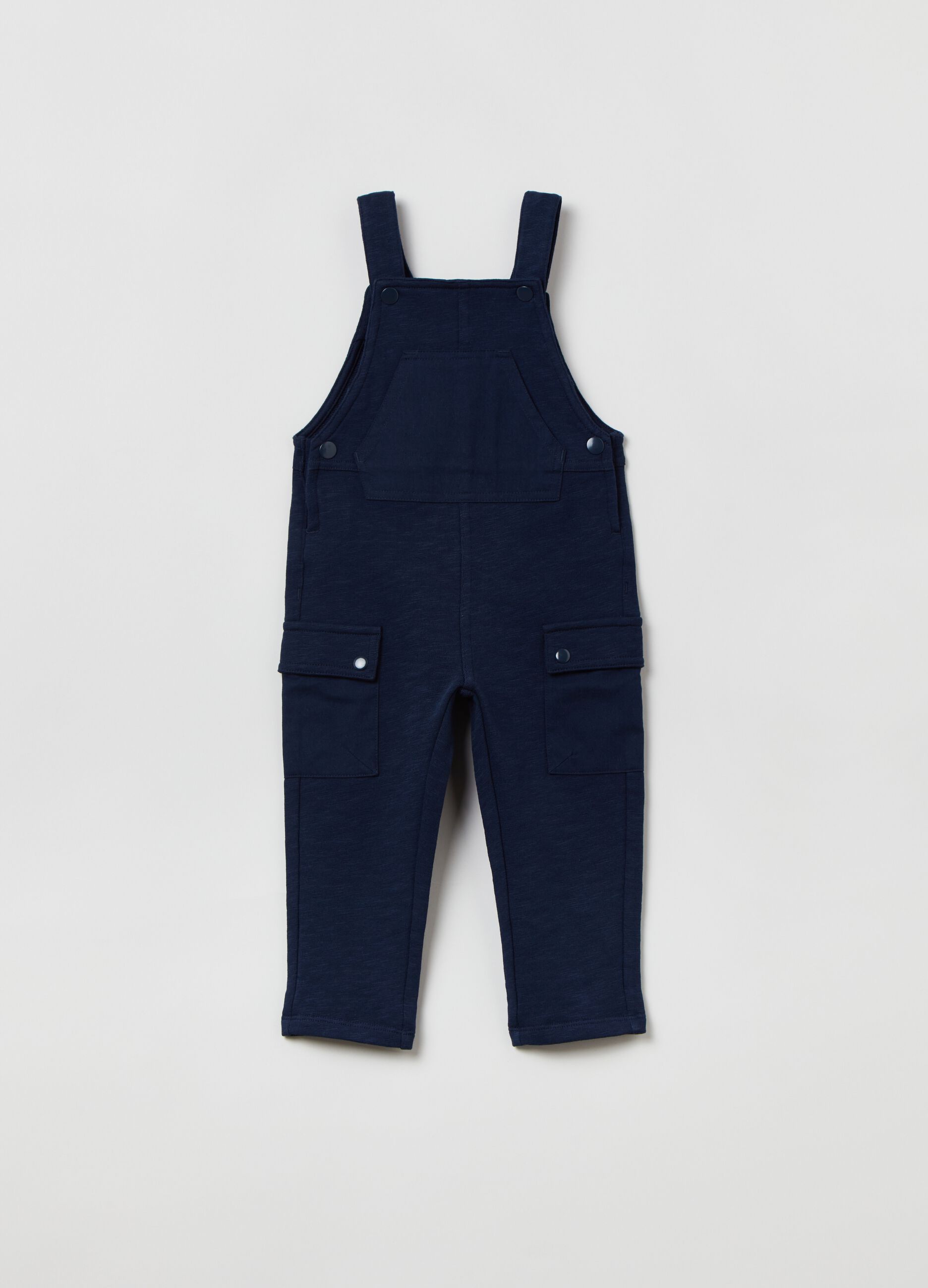 French terry dungarees