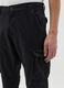 Pantalone cargo cuff-hem in cotone stretch_2