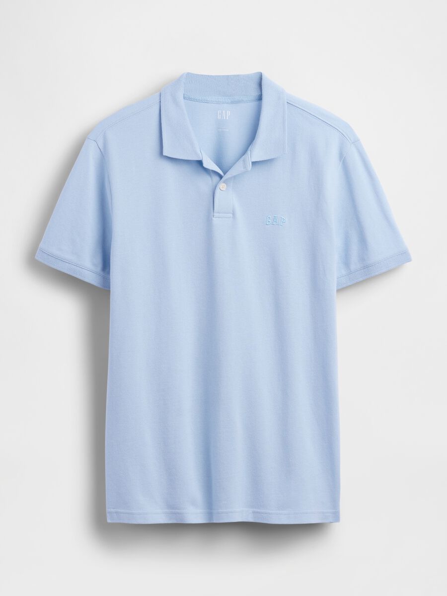 Short-sleeve cotton polo shirt_3