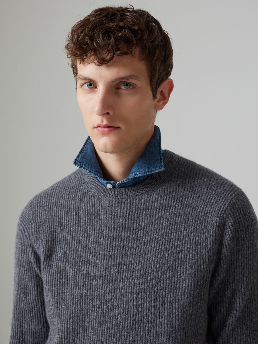 Pullover in cashmere a costine_1