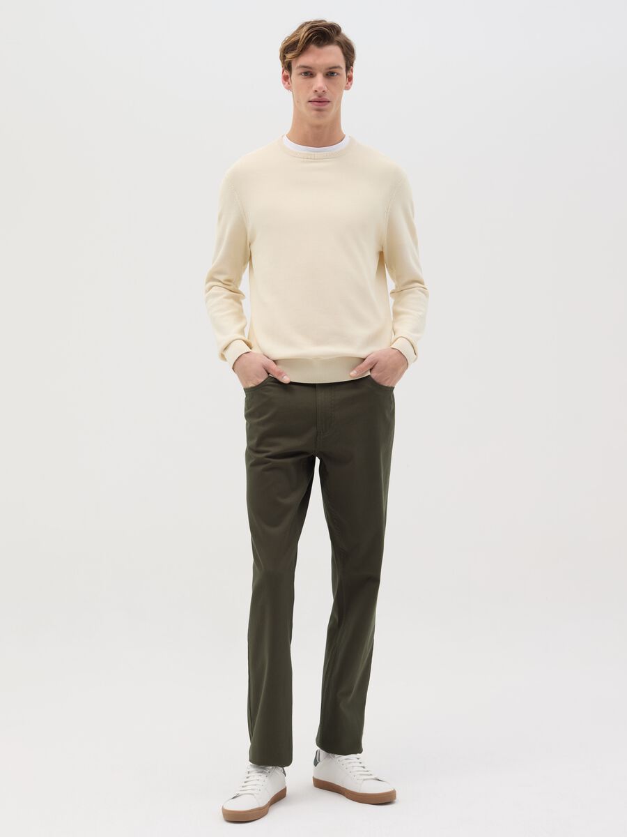 Regular-fit trousers with five pockets_0