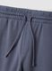 Grey cotton-blend joggers, regular fit_6
