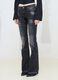 Slim Flare Black Washed Denim_2