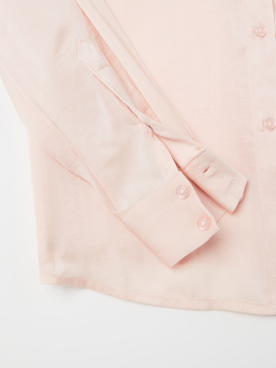 Camicia in satin tinta unita_5
