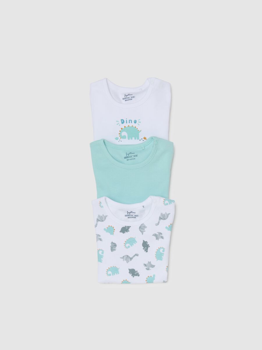 Baby's Multicolour Pure Cotton Bodysuit Set_3
