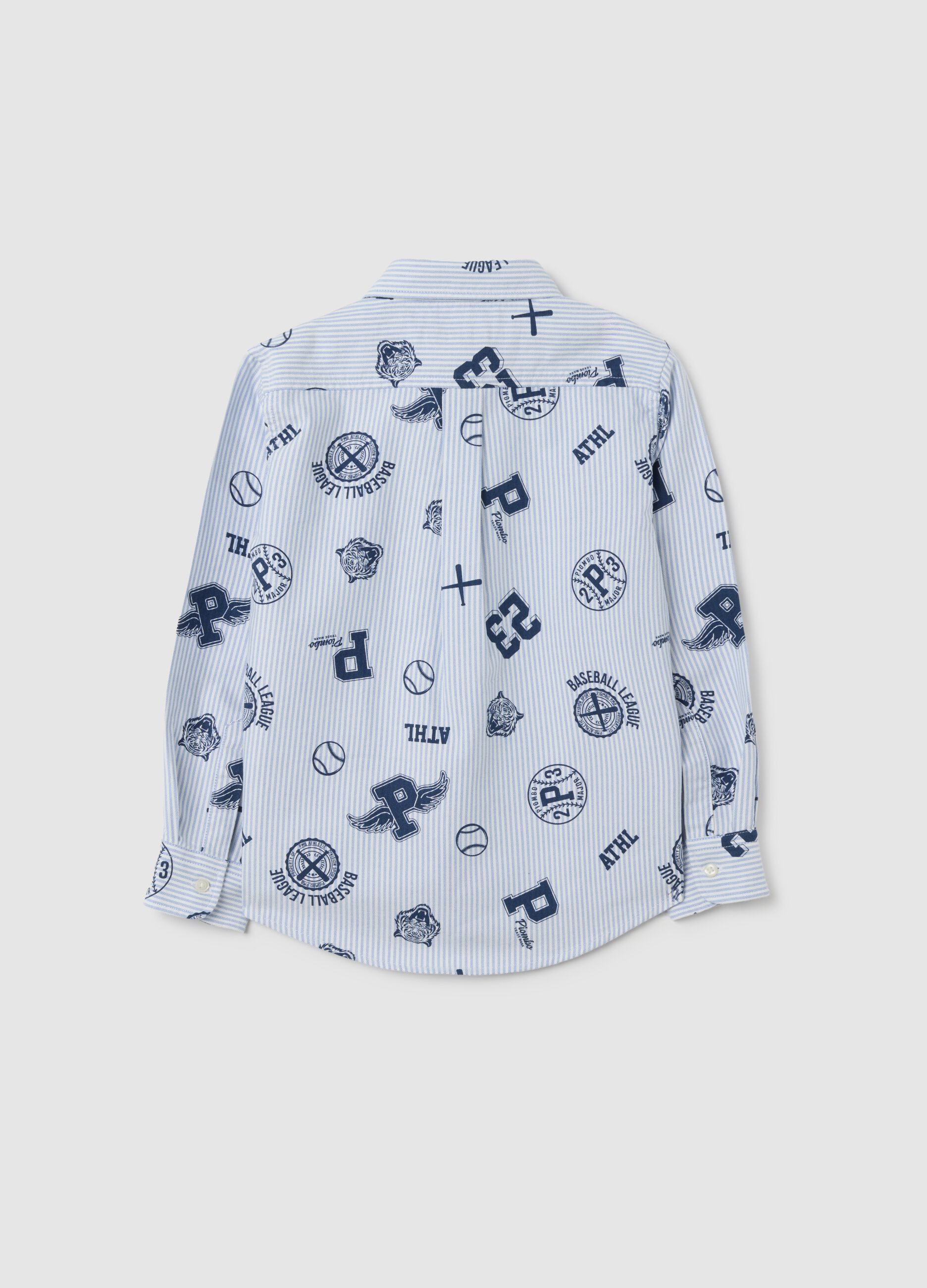 Multicolour regular fit pure cotton child's shirt