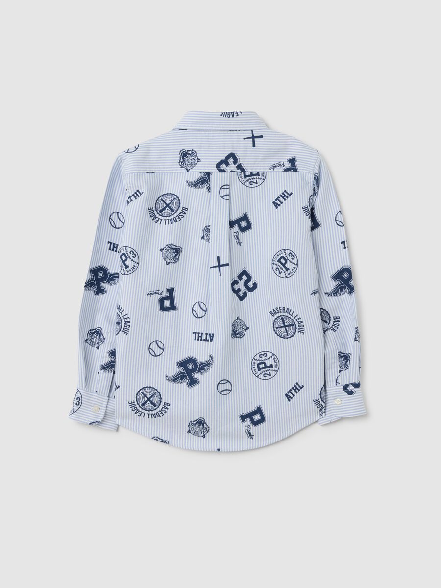 Multicolour regular fit pure cotton child's shirt_4