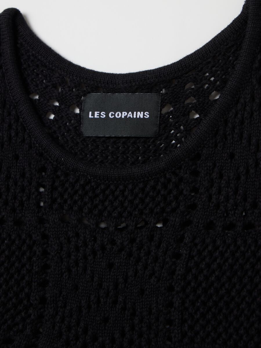 Les Copains Black Cotton Top_5