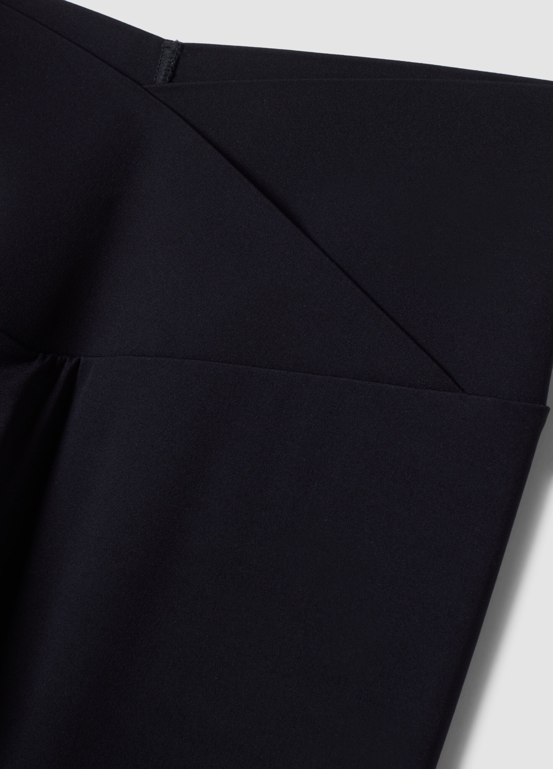 Black slim-fit stretch leggings with regular waist ALTAVIA STUDIO