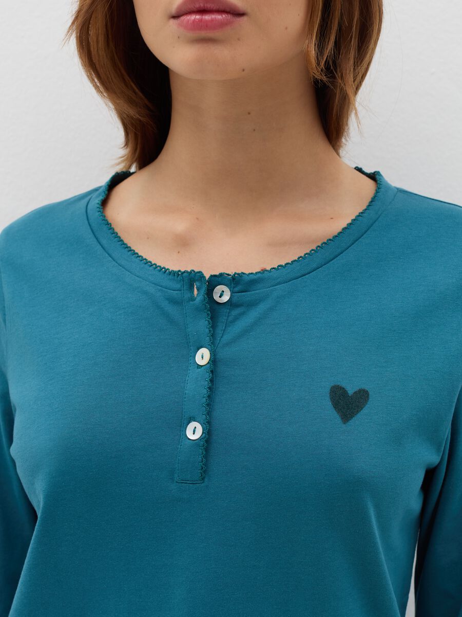 Long pyjamas with hearts print_3