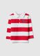 Multicolour stripe polo in pure cotton for boys regular fit_0