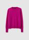 Purple crew neck sweater in pure cashmere regular fit_4