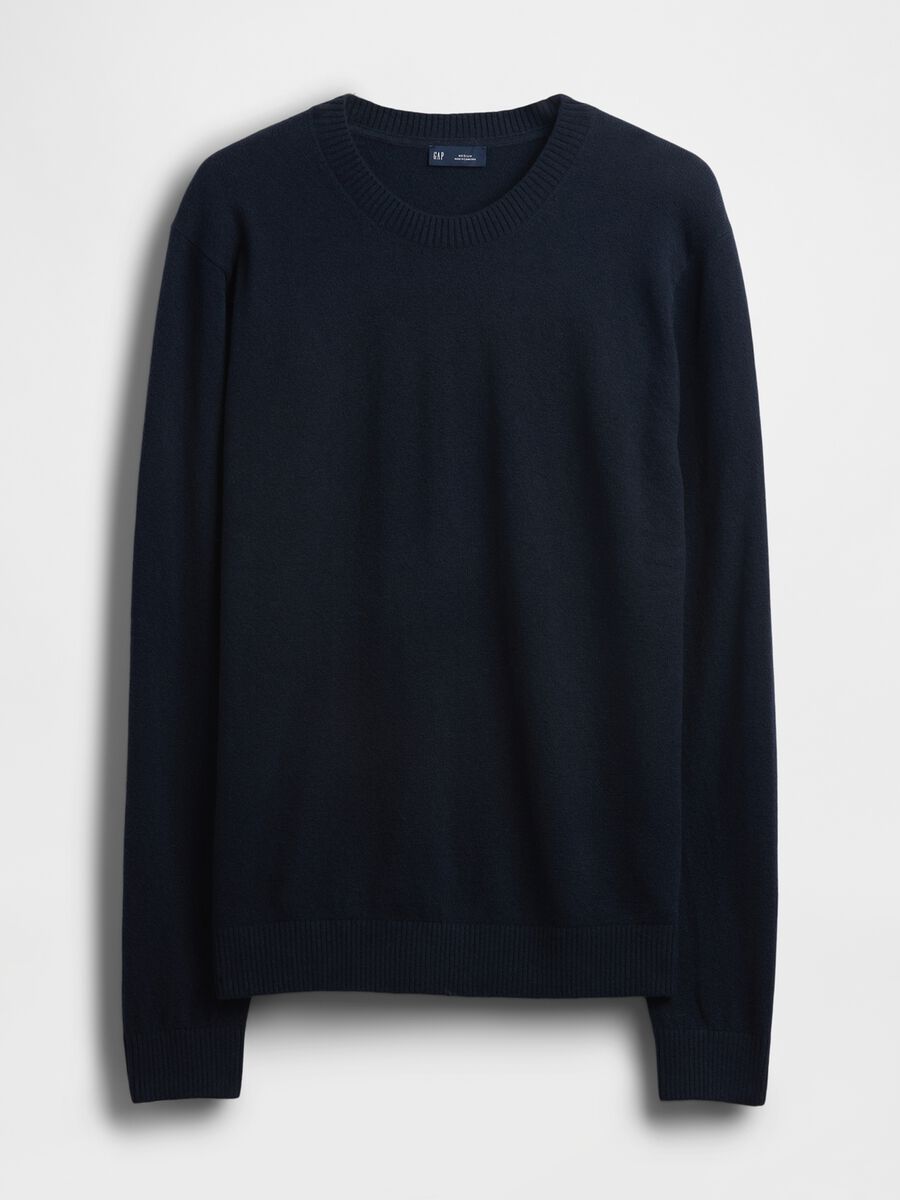 Blue Cotton Blend Jumper_3