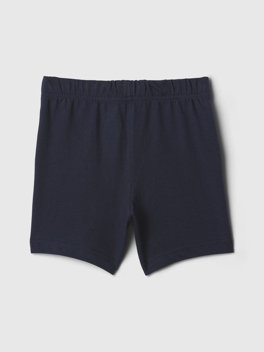 Cotton Bermuda shorts with drawstring_1
