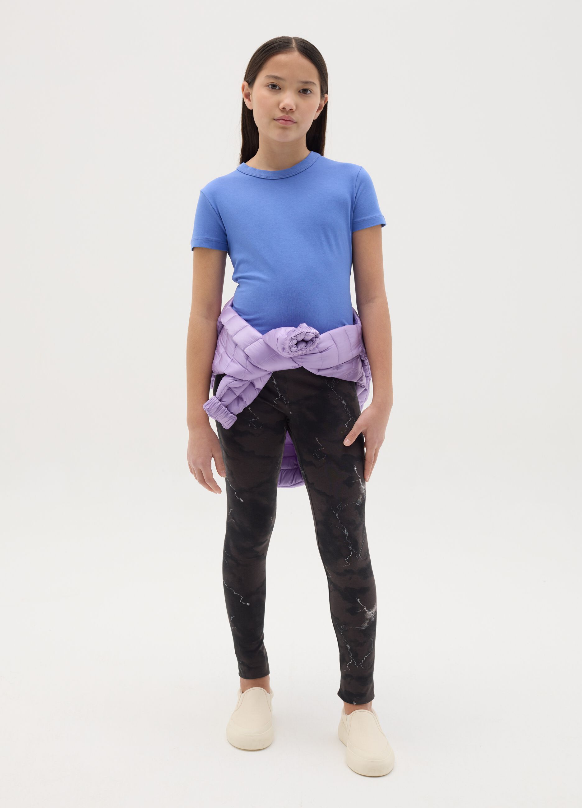 Leggings stretch fantasia