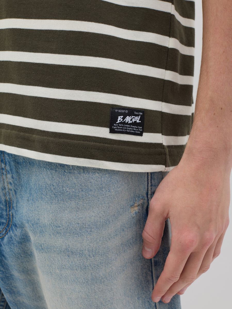 Striped cotton T-shirt_3