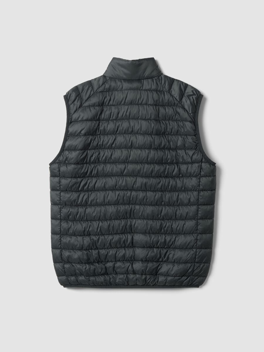 Green Ultralight padded gilet with zip_6