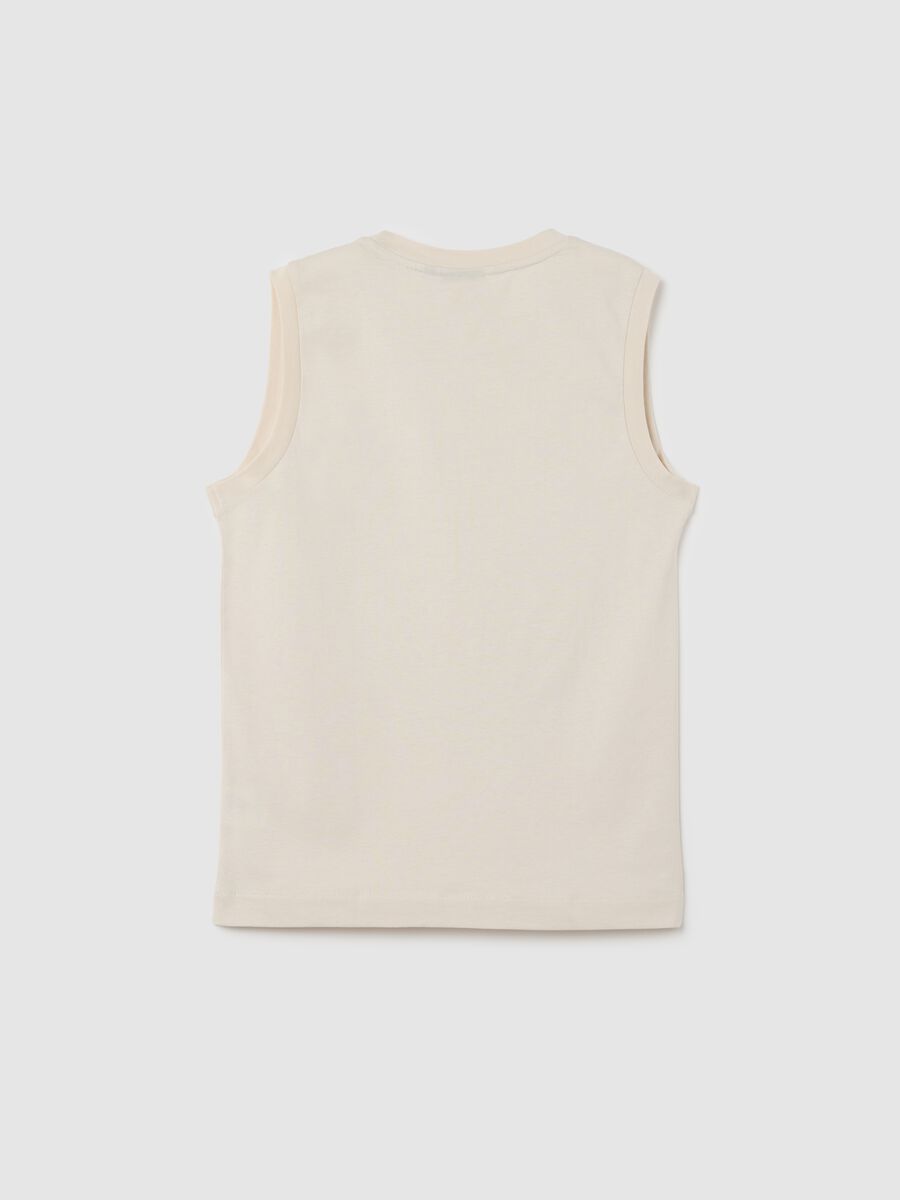 White NBA Los Angeles Lakers Cotton Vest_4