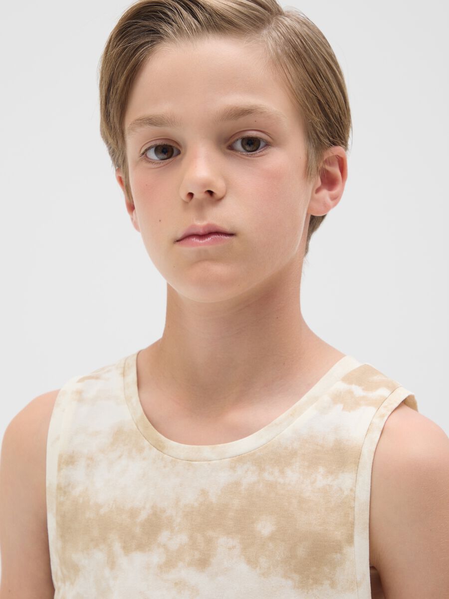 OVS Kids Cotton Tie-Dye Vest_2
