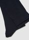 Two-pack of navy blue knee-high socks in stretch cotton_2