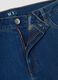 Blue cotton and stretch viscose denim jeans, bootcut fit_6