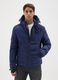 Blue padded jacket regular fit_0