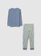 Child's blue regular fit pure cotton Pokémon print pyjamas_1