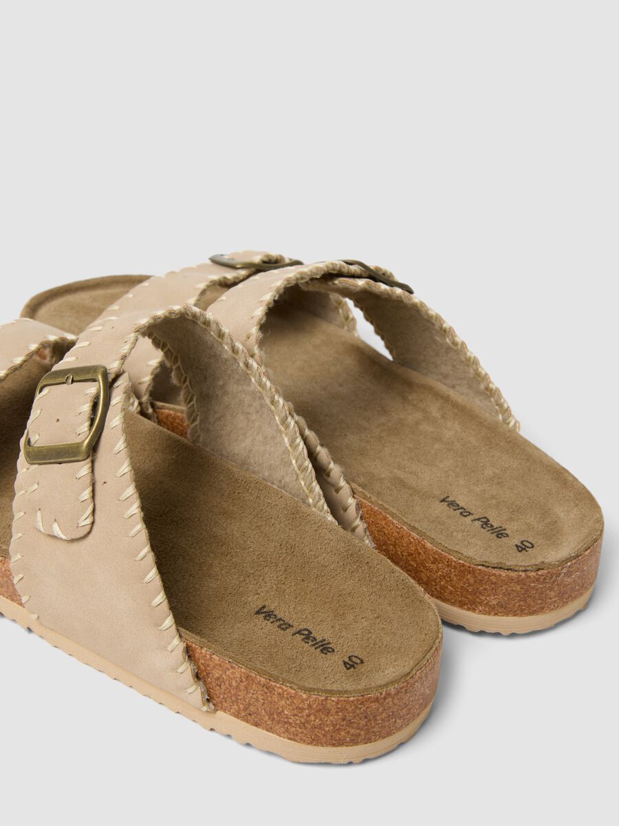 Beige double-strap sandals with buckles_2