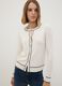 White stretch viscose regular-fit cardigan_2